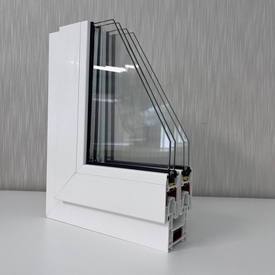 GKBM 62 セレイス UPVC スライディングウィンドウ エクストルーション プロファイル 構造部品