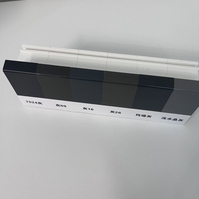 グレー UPVC カーセメント ウィンドウ プロフィール GKBM 新型 60B 熱隔熱
